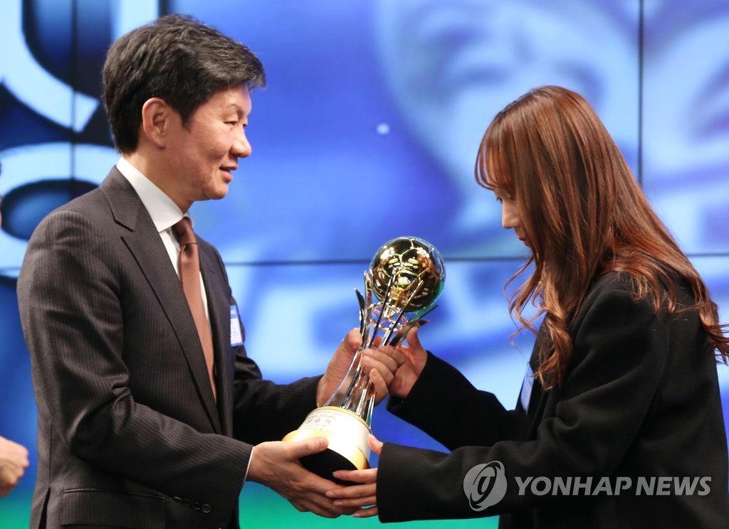 '올해의 선수상'에 빛나는 장슬기