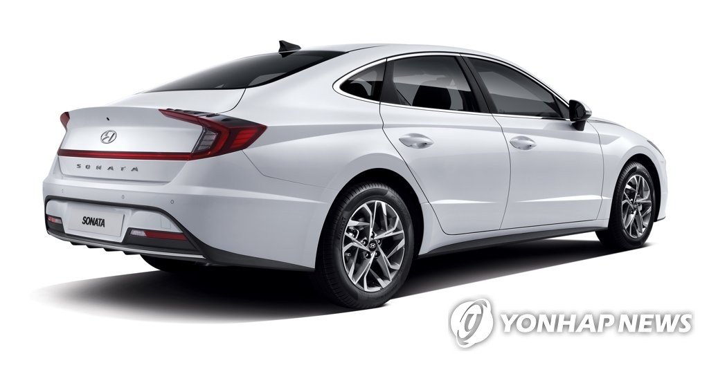 '신형 쏘나타' 후측면