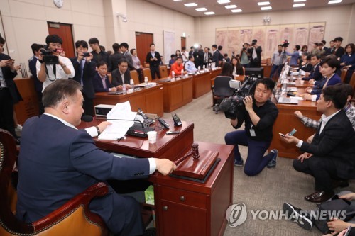 사개특위, 문체위 회의실로 장소 변경