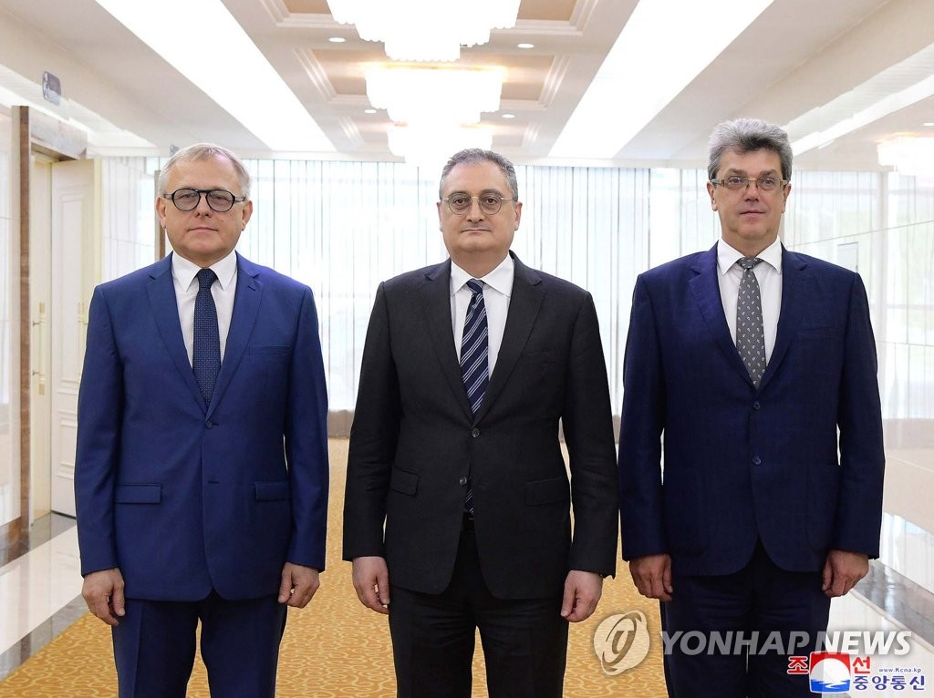 Russian diplomats in N.K. Russian diplomats in N.K.