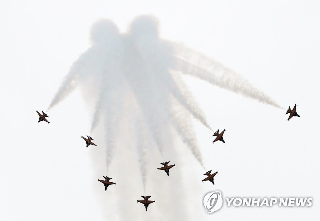 블랙이글스의 환상적인 에어쇼