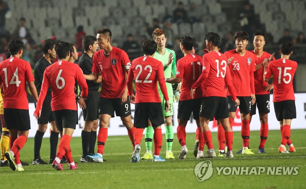 8대0으로 승리한 한국