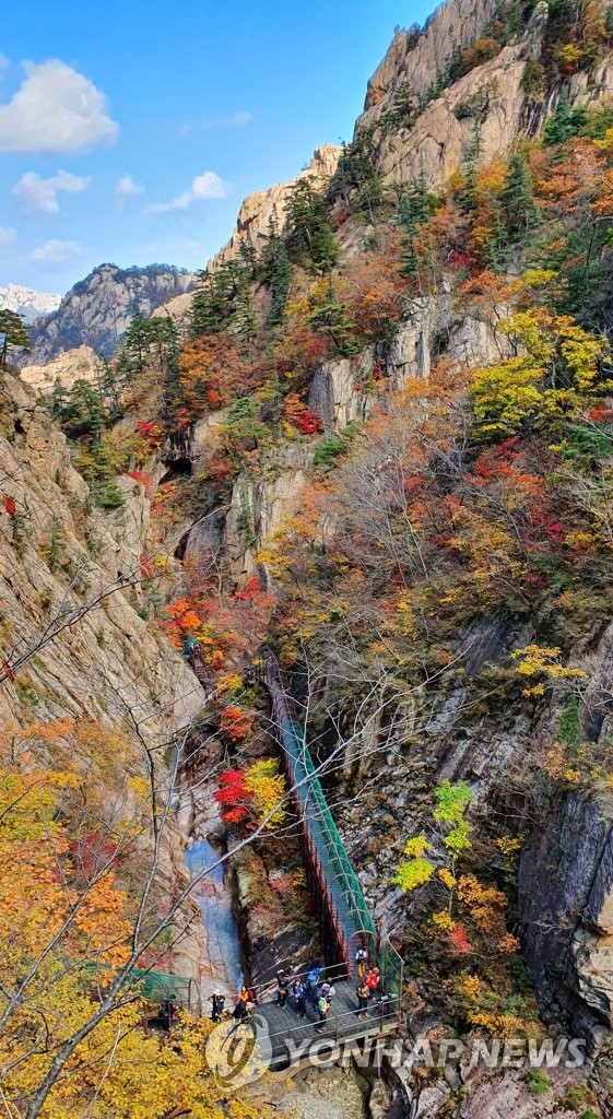 설악산 단풍, 가을 절정