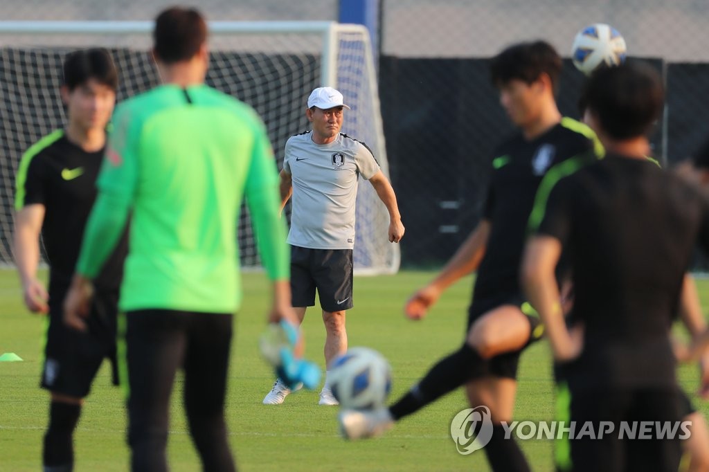 '누가 나가도 주전'…한국 U-23 축구대표팀 훈련