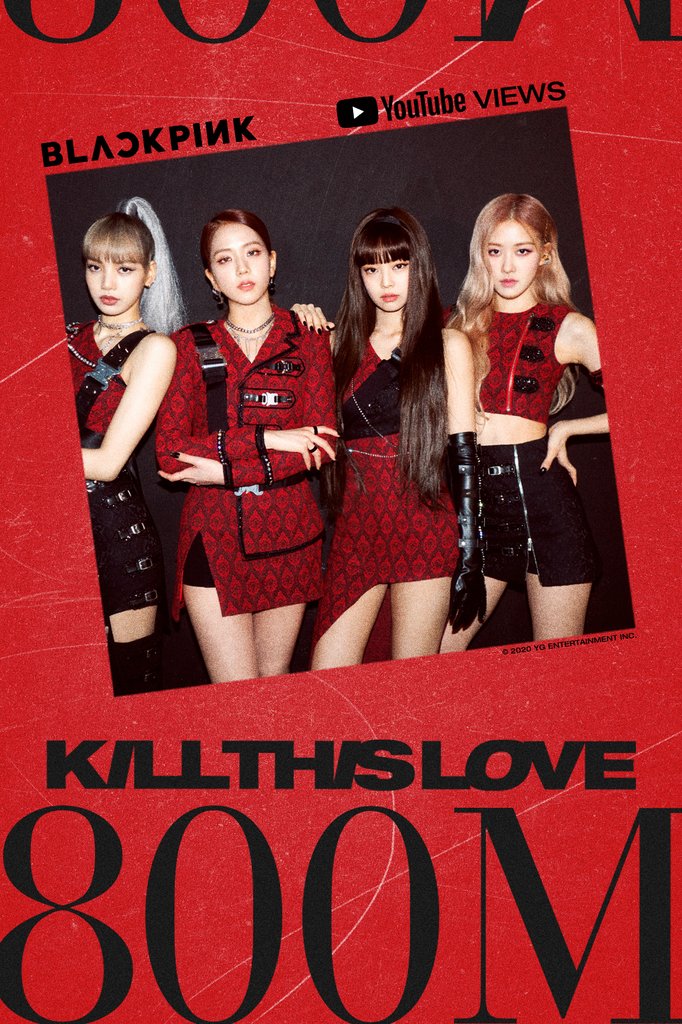 BLACKPINK's 'KiIl This Love' surpasses 8 million views BLACKPINK's 'KiIl This Love' surpasses 8 million views