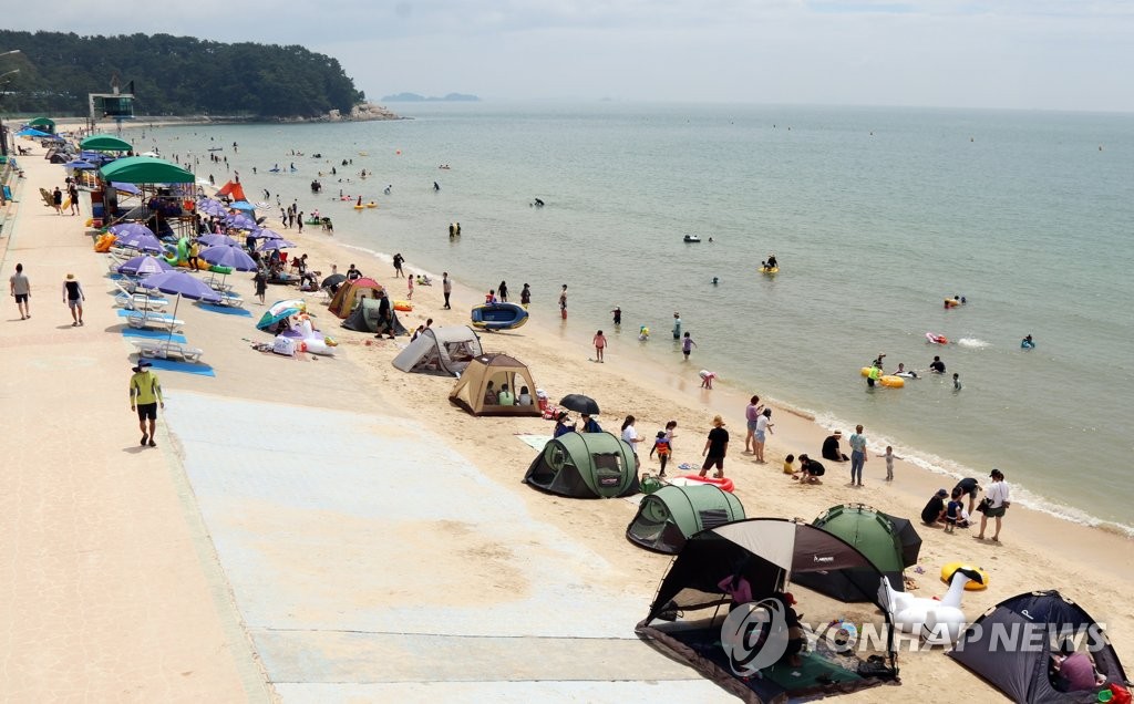 서해안 최대 대천해수욕장 개장