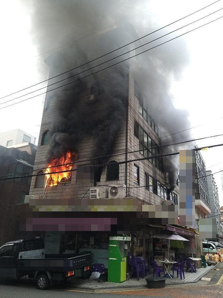 강남구 논현동 주상복합건물 화재