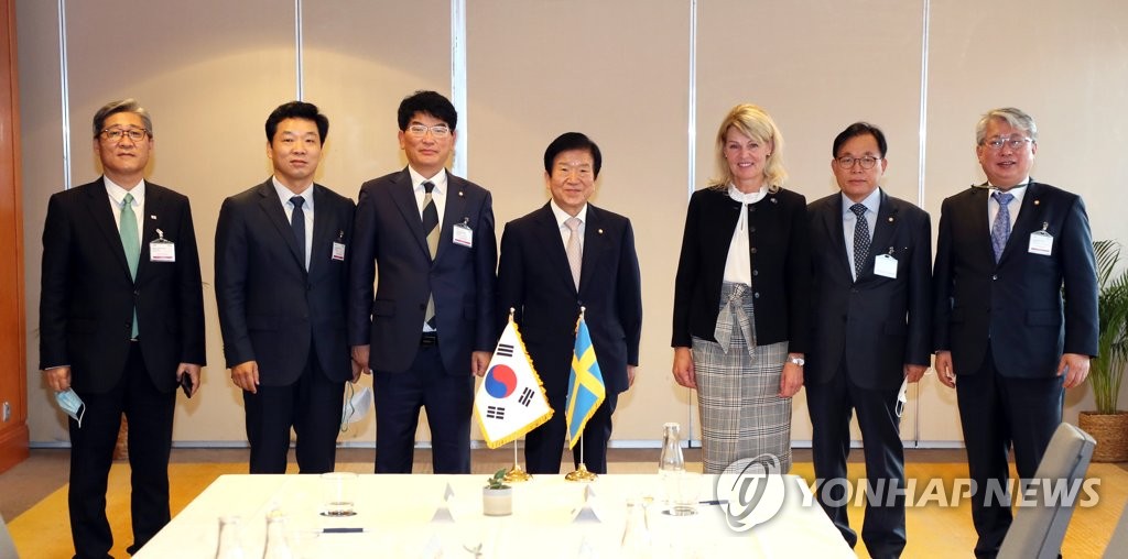 Speaker meets Swedish minister Speaker meets Swedish minister