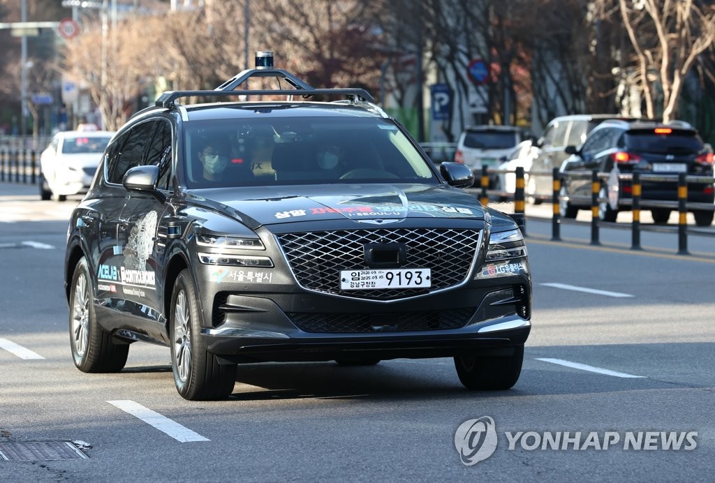 이동하는 5G 자율 주행차 'A1'