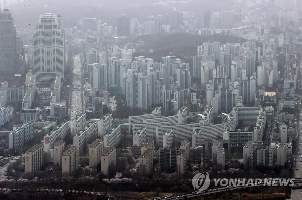 서울 강남구 일대 아파트 단지 모습