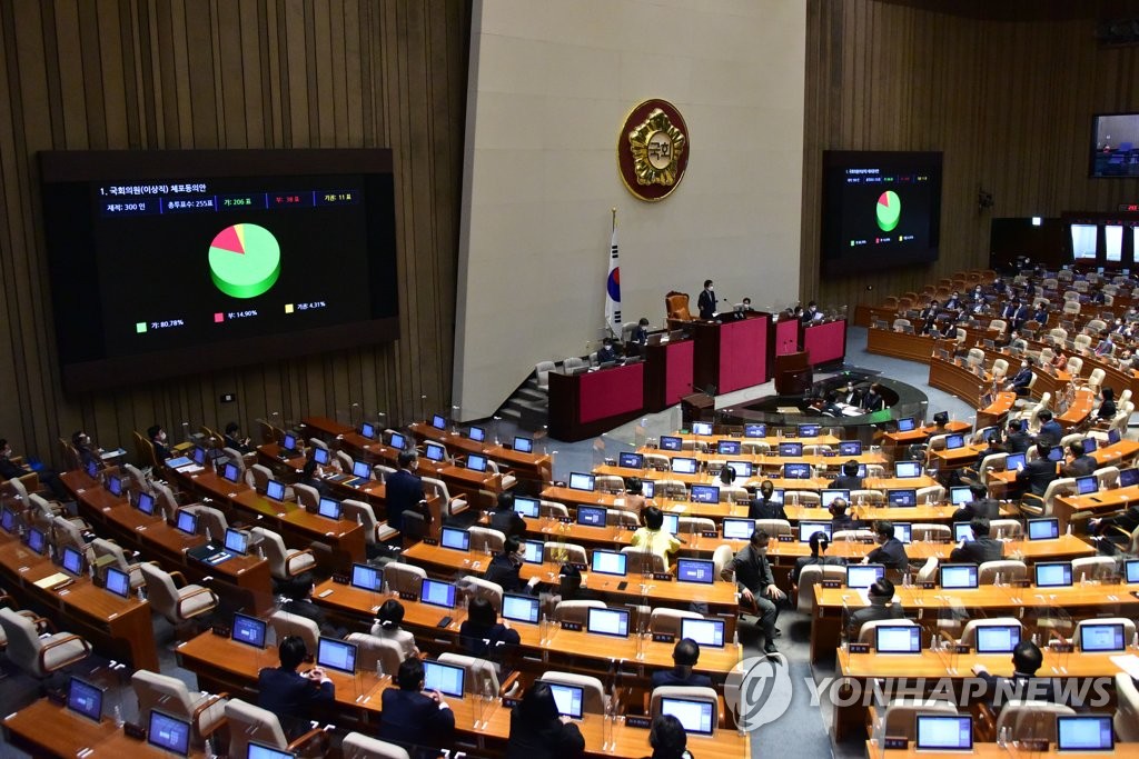 무소속 이상직 의원 체포동의안 국회 통과