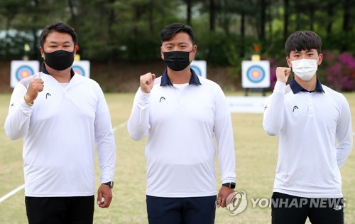 도쿄행 확정한 양궁 남자 대표팀