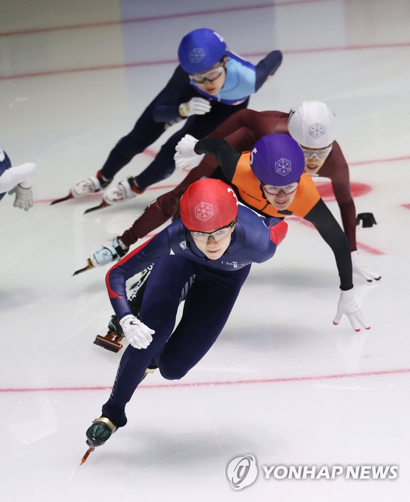 Short track speed skater Short track speed skater