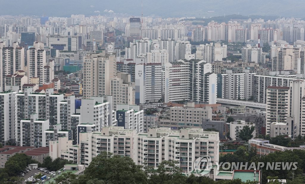 서울시내 아파트 모습(연합뉴스 자료 사진)