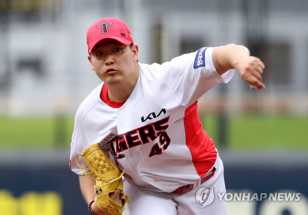 김유신, 시즌 10번째 선발등판 투구