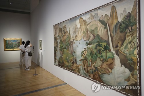 이건희컬렉션 전시 개막 첫날