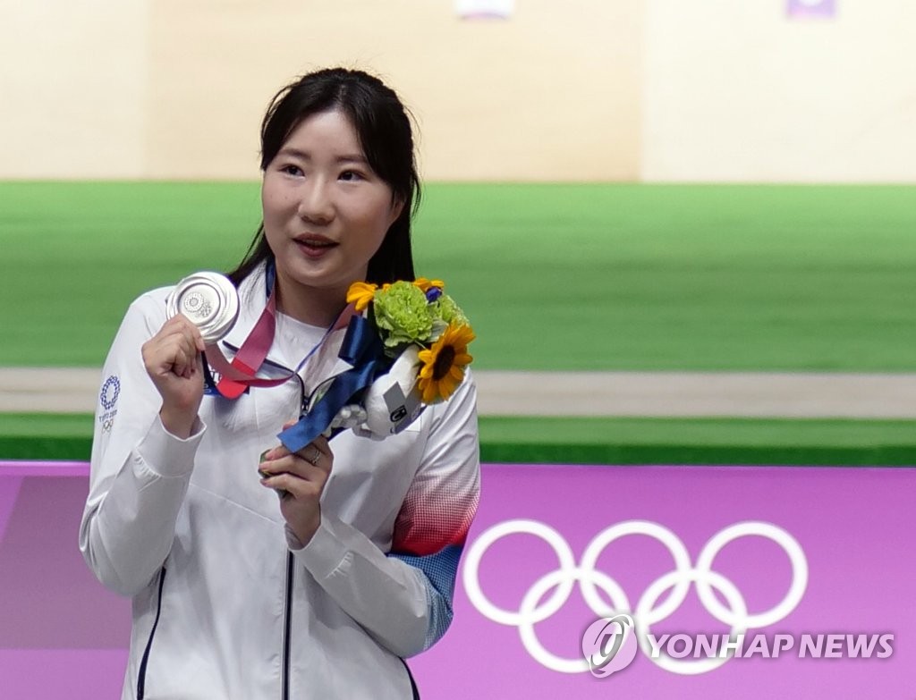 射撃で韓国勢初メダル 射撃で韓国勢初メダル