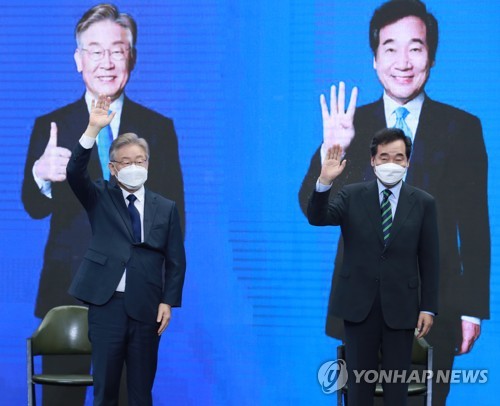 부울경 경선, 이재명 55.34%·이낙연 33.62%