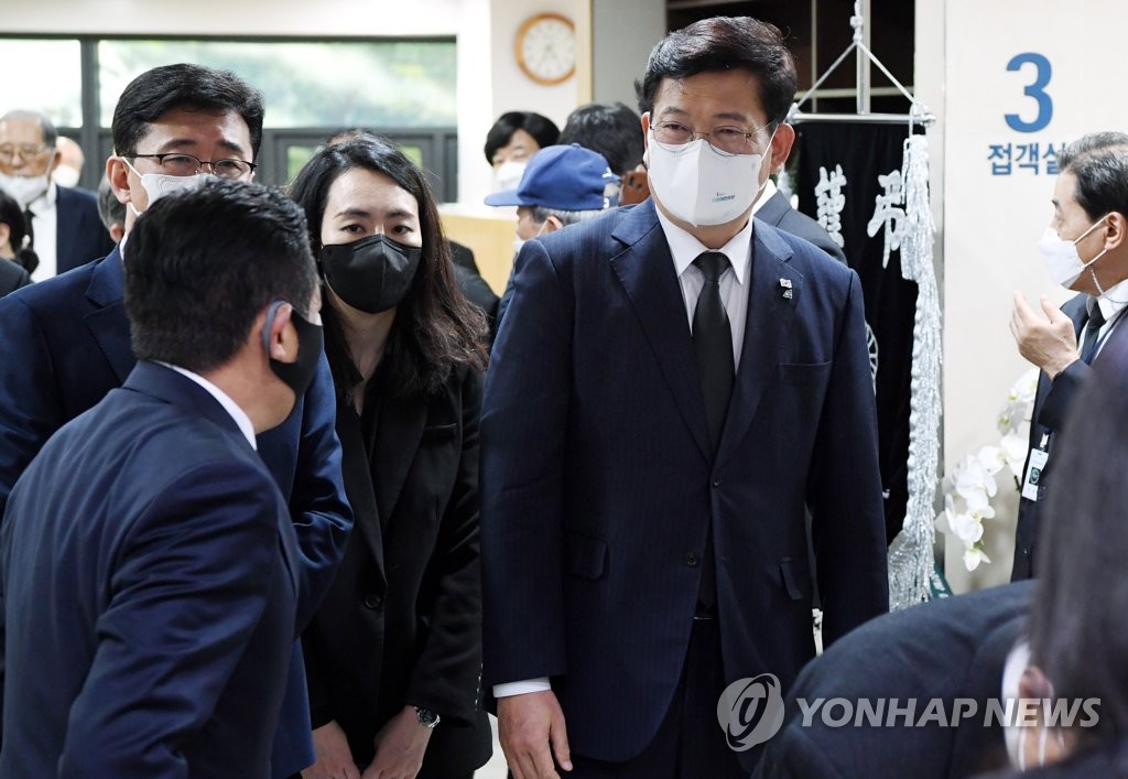 조문하는 더불어민주당 송영길 대표