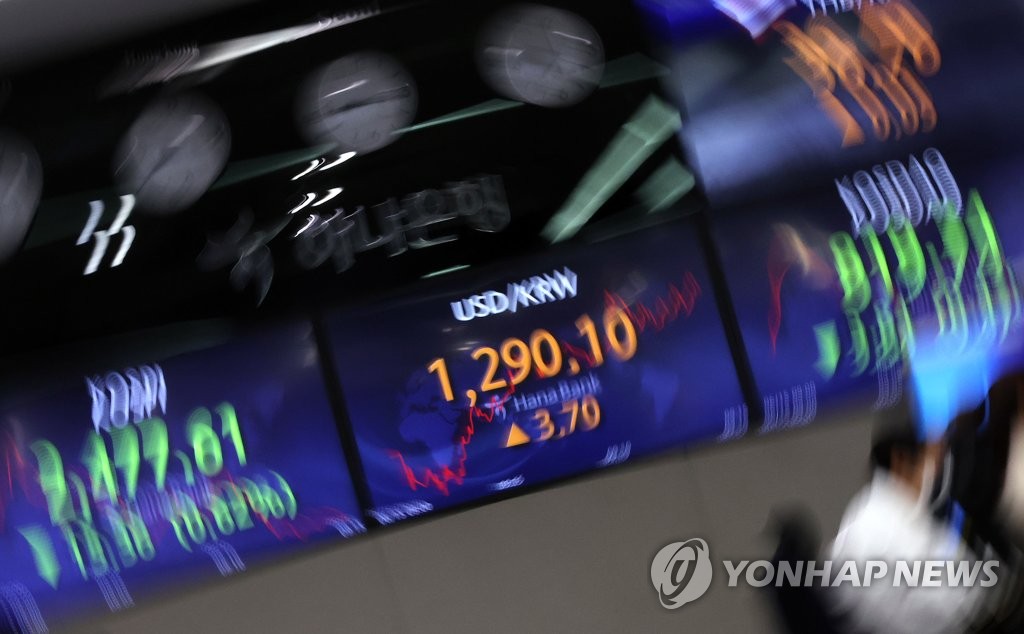 1,290원대 올라선 원달러 환율