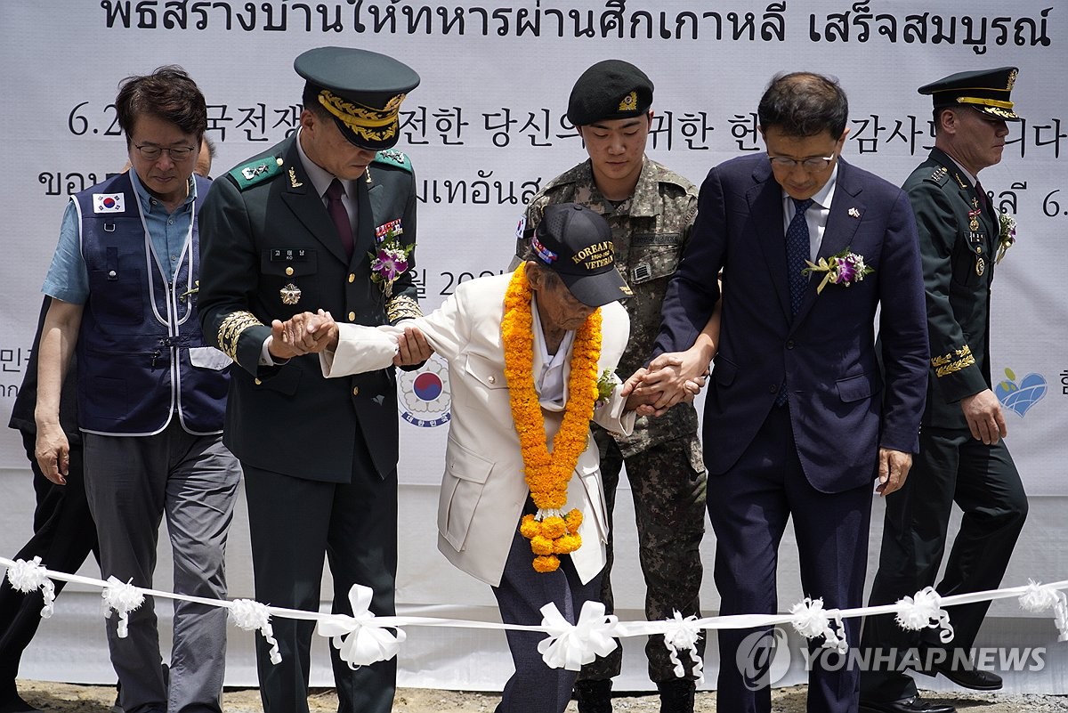 6·25전쟁 참전용사 3명에게 새 보금자리 선사한 육군