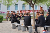 N. Korean leader visits military school