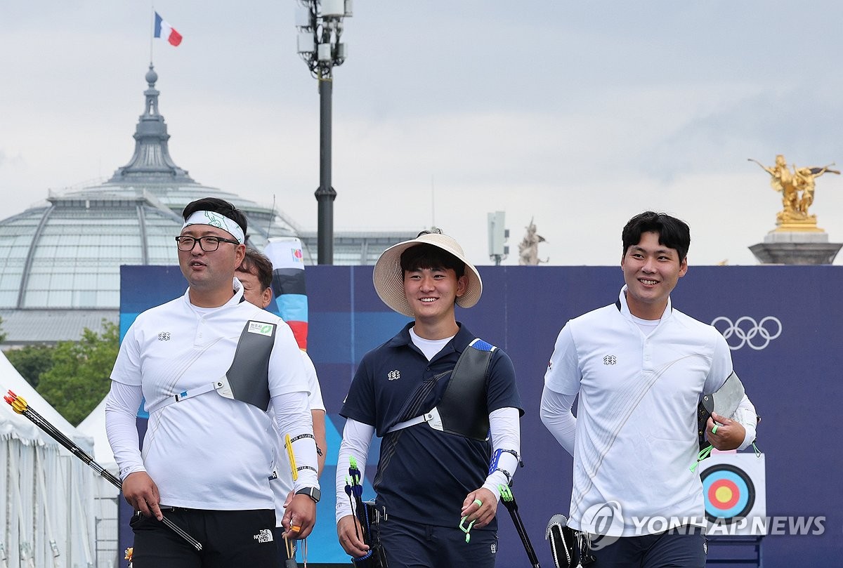 듬직한 한국의 궁수들