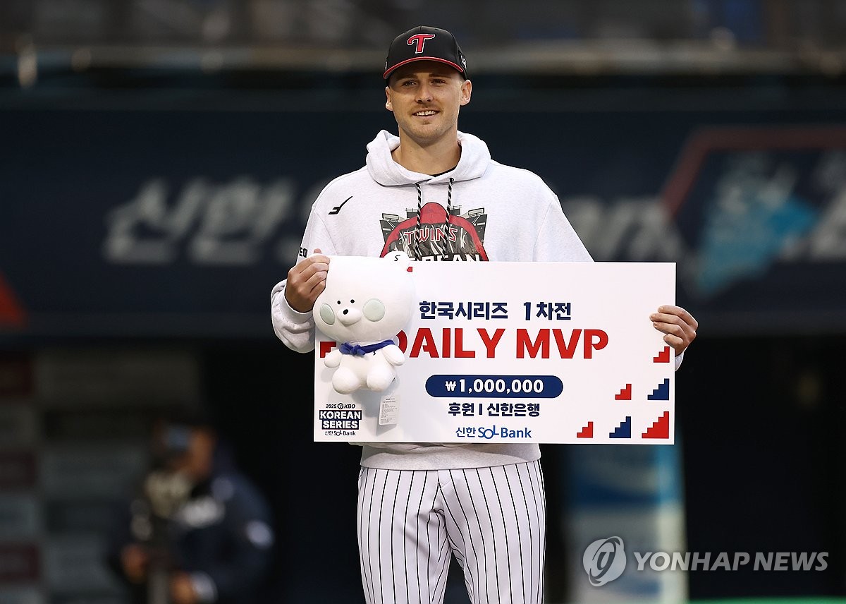 톨허스트, 한국시리즈 1차전 MVP