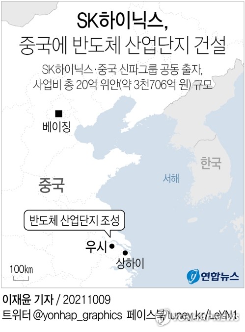[그래픽] SK하이닉스, 중국에 반도체 산업단지 건설