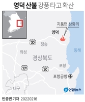 [그래픽] 영덕 산불 강풍 타고 확산