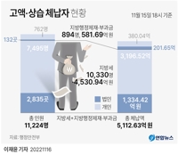 [그래픽] 고액·상습 체납자 현황
