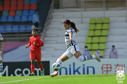 المنتخب النسائي لكوريا الجنوبية يفوز على منتخب ميانمار في بطولة كرة القدم الآسيوية - 2