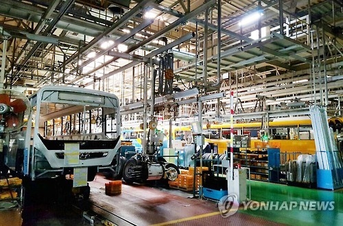 (2nd LD) S. Korea's industrial output gains 2.3 pct on-yr in Aug. - 2