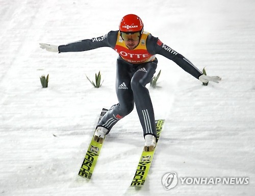 German wins 2nd straight Nordic Combined World Cup title in PyeongChang