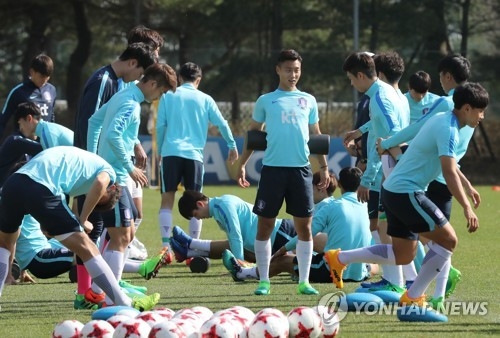 S. Korean footballers eager to improve shortcomings ahead of U-20 World Cup