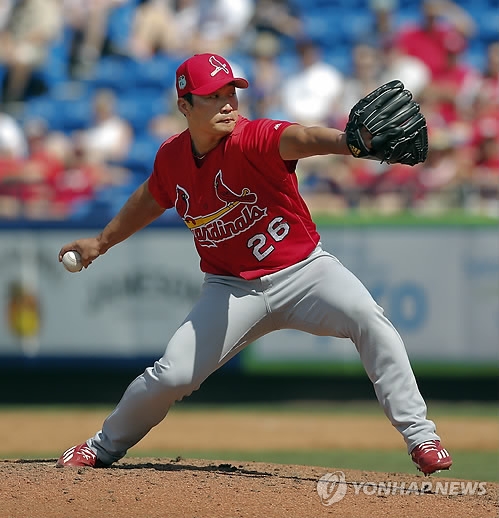 St. Louis Cardinals' closer Oh Seung-hwan (AP-Yonhap file photo)