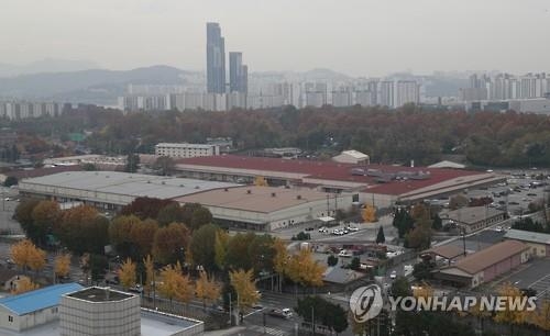 USFK base in Yongsan, central Seoul. (Yonhap file photo)
