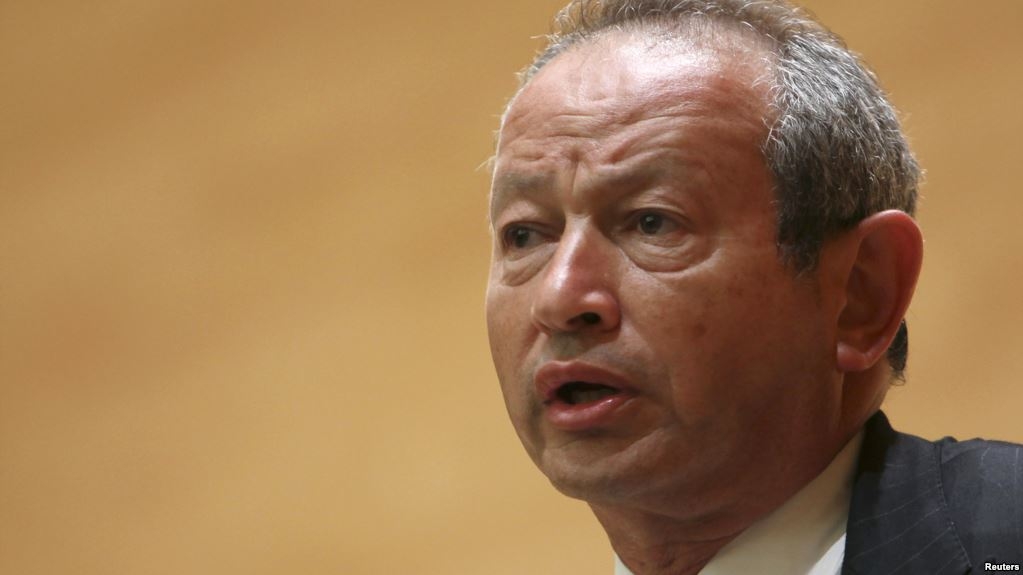 This photo, captured from VOA on Jan. 4, 2018, shows Orascom CEO Naguib Sawiris. (Yonhap)