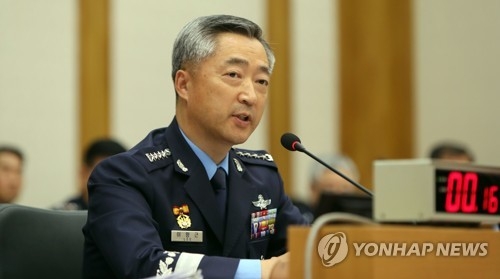Gen. Lee Wang-keun, South Korea's Air Force chief of staff, in a file photo (Yonhap)