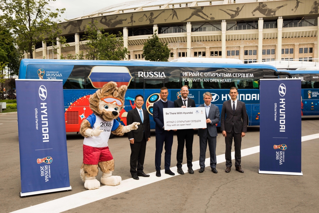 Hyundai, Kia deliver vehicles for 2018 Russia World Cup
