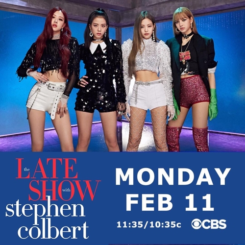BLACKPINK to appear on CBS talk show hosted by comedian Stephen Colbert - 1