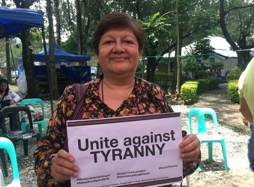 This undated photo, released by the May 18 Memorial Foundation on April 15, 2019, shows Joanna Carino, a Philippine activist championing the rights of indigenous peoples. (Yonhap)