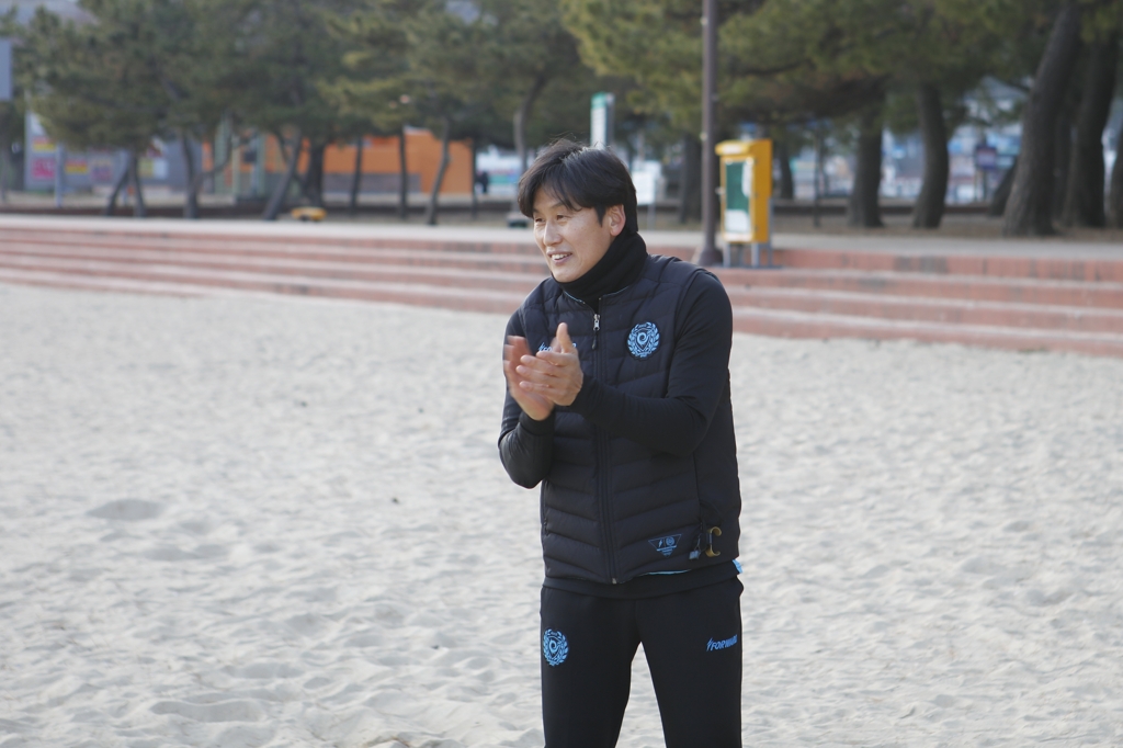 This photo provided by Daegu FC on Feb. 5, 2020, shows the club's caretaker coach, Lee Byung-keun. (PHOTO NOT FOR SALE) (Yonhap)