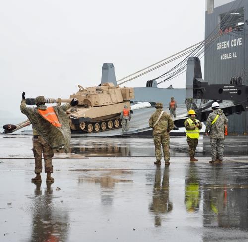 U.S. unit arrives in S. Korea for rotational deployment