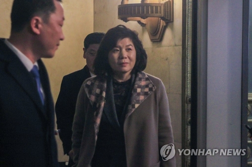 North Korea's First Vice Foreign Minister Choe Son-hui (Yonhap) 