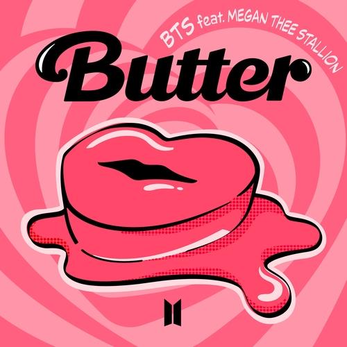 This image, provided by Big Hit Music, shows a teaser of a remix of BTS' "Butter," featuring Megan Thee Stallion. (PHOTO NOT FOR SALE) (Yonhap)