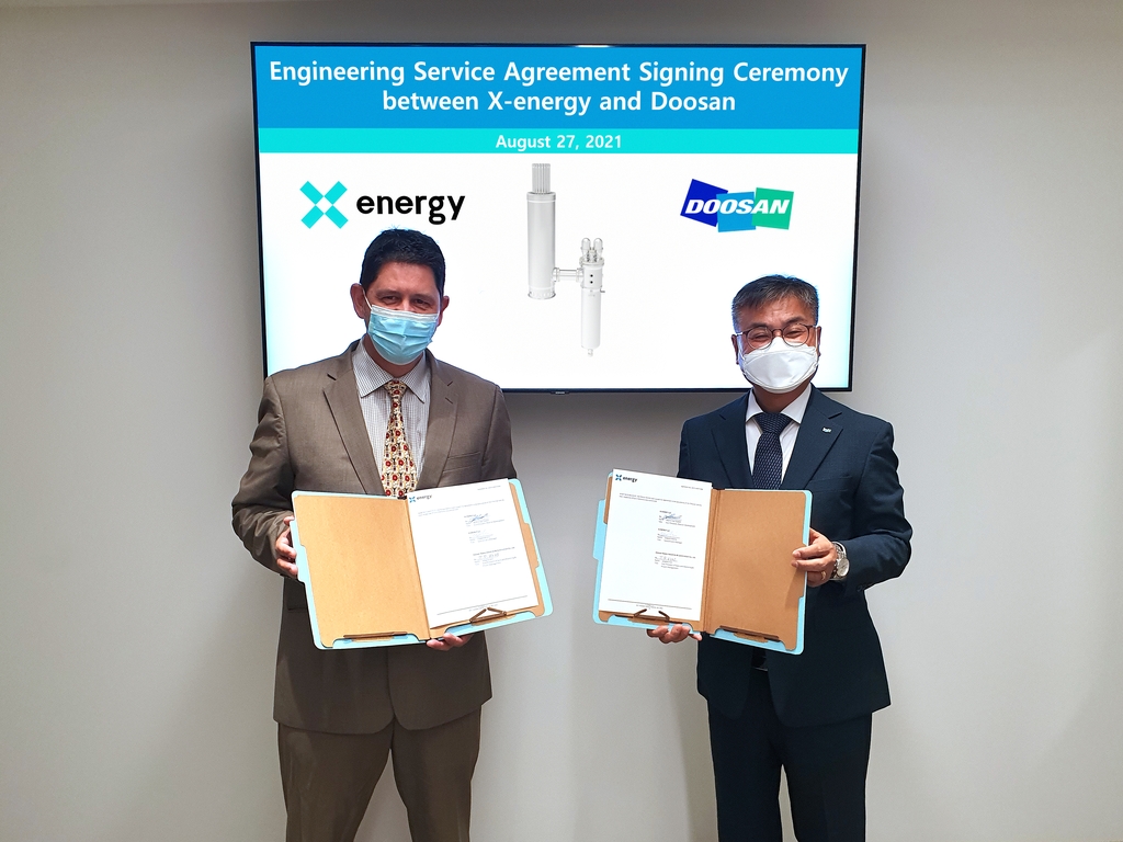 Doosan Heavy to provide design service for U.S. X-energy's SMRs ...