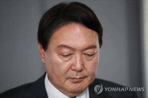This photo distributed by the National Assembly press corps shows ex-Prosecutor General Yoon Seok-youl. (Yonhap)