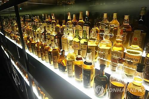 S. Korea's whisky imports jump over 70 pct this year - 1