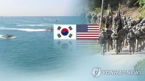 This image depicts the South Korea-U.S. combined military training. (Yonhap)